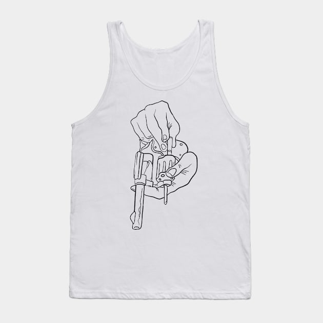 Gun Fullfilment Tank Top by pirsicivan